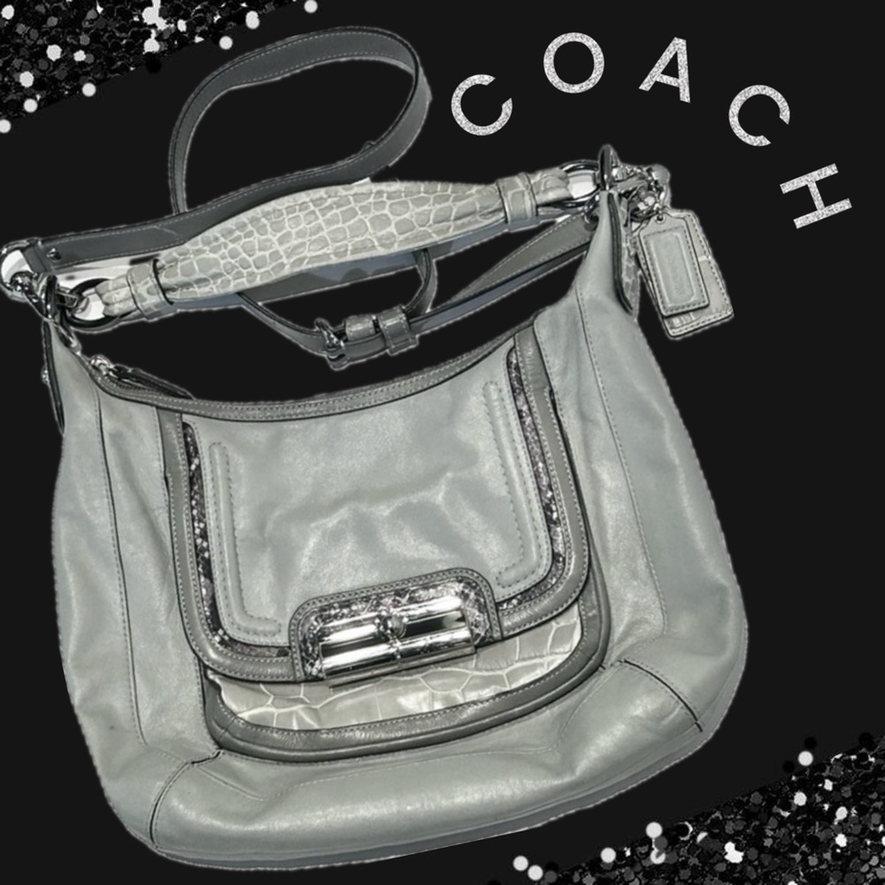 COACH Bag Slate Grey Leather